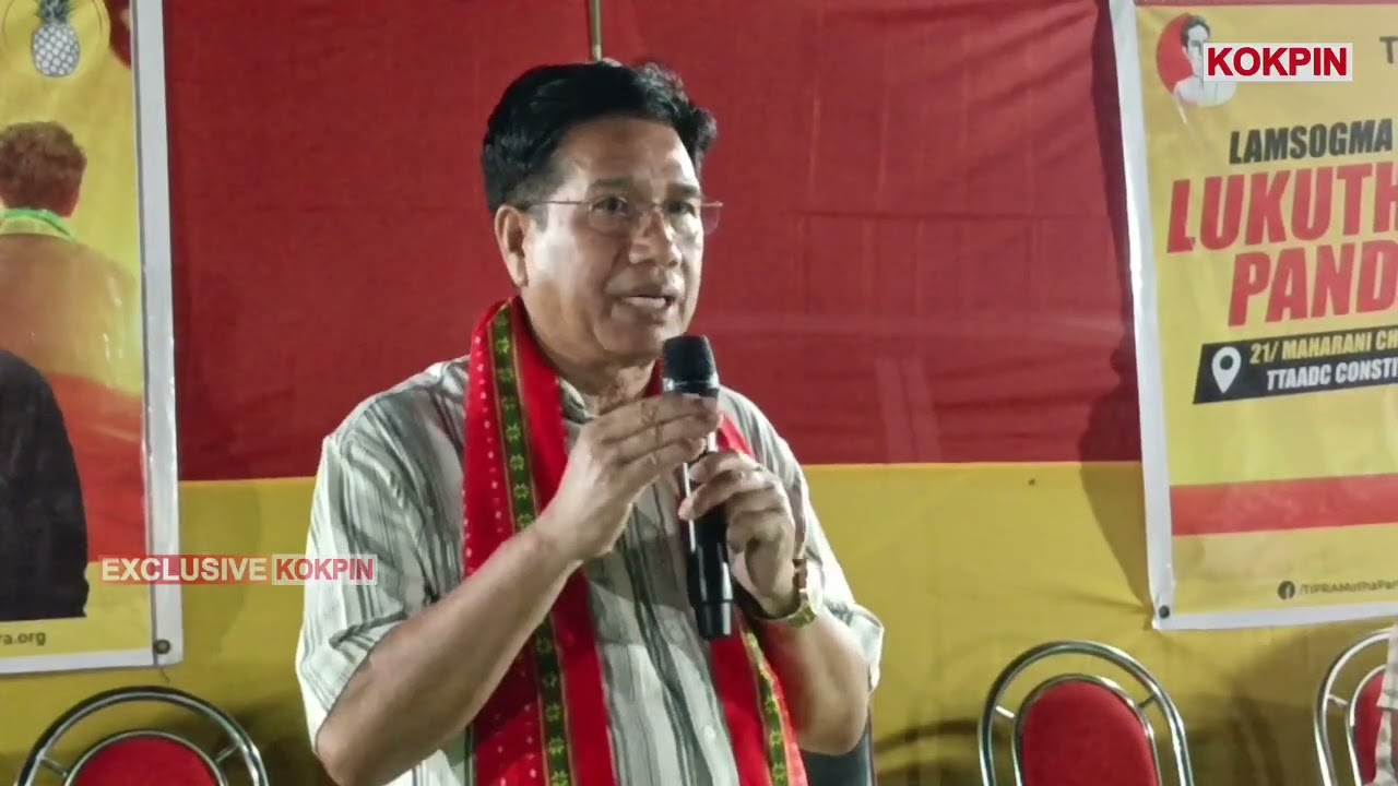 Maharani Chelagang Constituency Gamaria Amchaio koknarukha  C.K Jamatia 