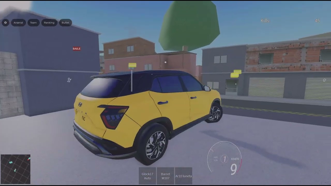 Troca de tiro na gardênia no Roblox so q... Todoo mundo e imortal? Kk