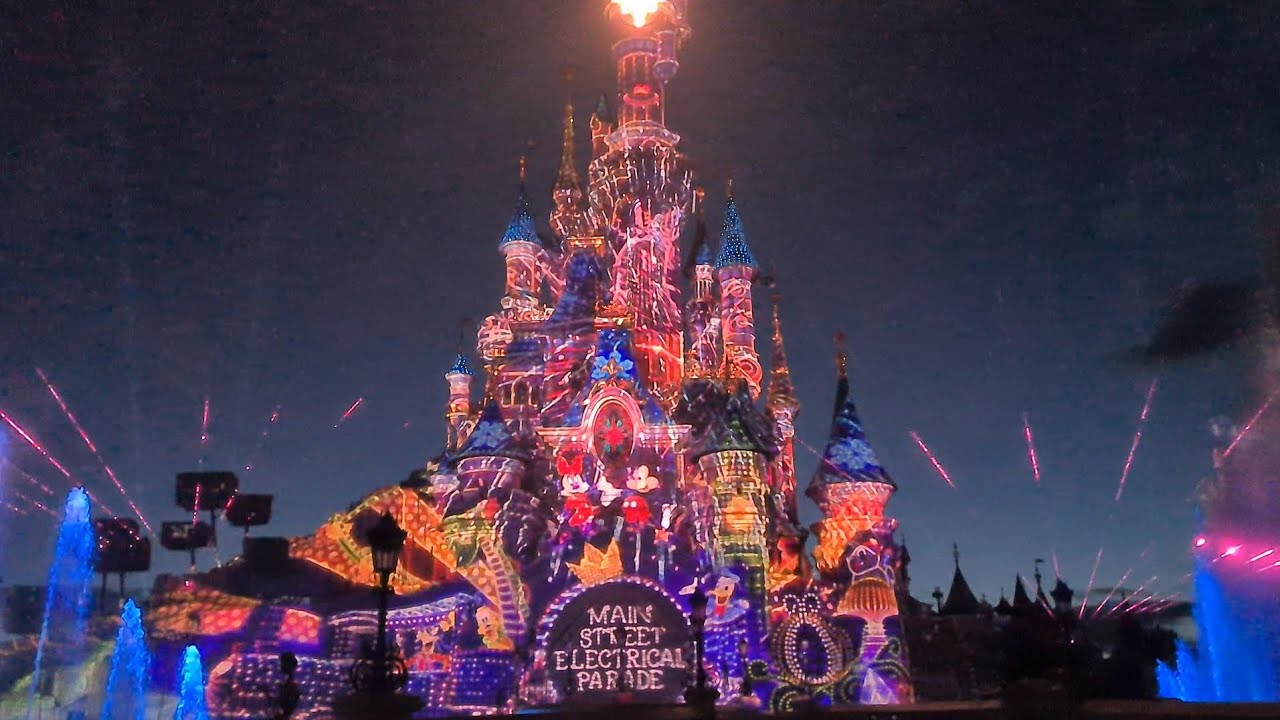 Front row reserved viewing area at Disneyland illuminations, Electrical Sky Parade! 💫 2024 🏰
