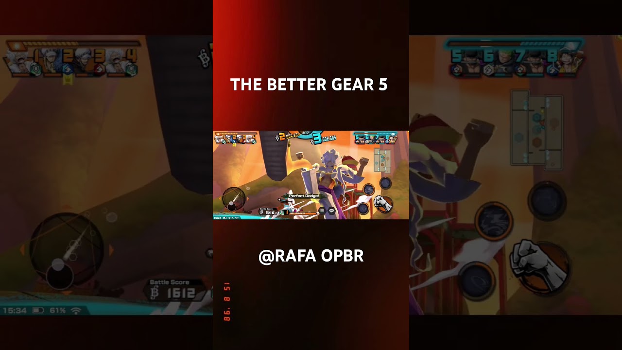 GEAR 5 VS GEAR 5, WHO'S BETTER? | ONE PIECE BOUNTY RUSH T ワンピース バウンティラッシュ #opbr #opbr1v1 #opbr神兵