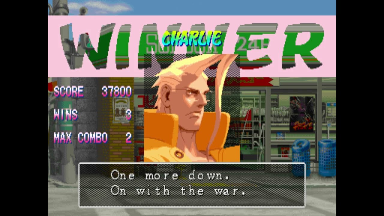 {3rd R }    CHARLIE    Vs    RYU    199 200p !!   MAME  Street Fighter Alpha  Warriors' Dreams  2018