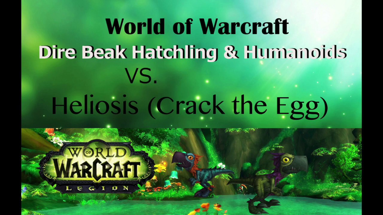 Direbeak Hatchling and Humanoids vs. Heliosus Crack the Egg Daily