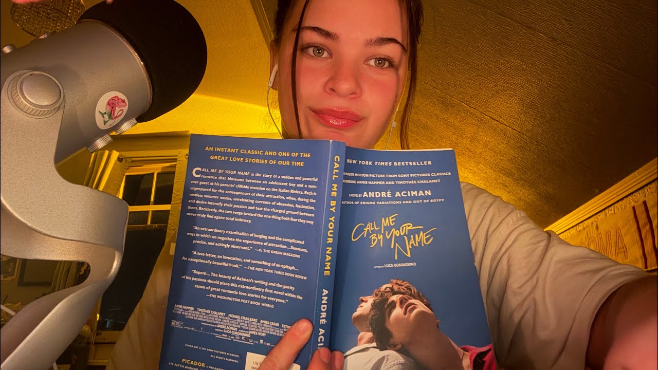 ASMR reading call me by your name by Andre Aciman ~part 2~