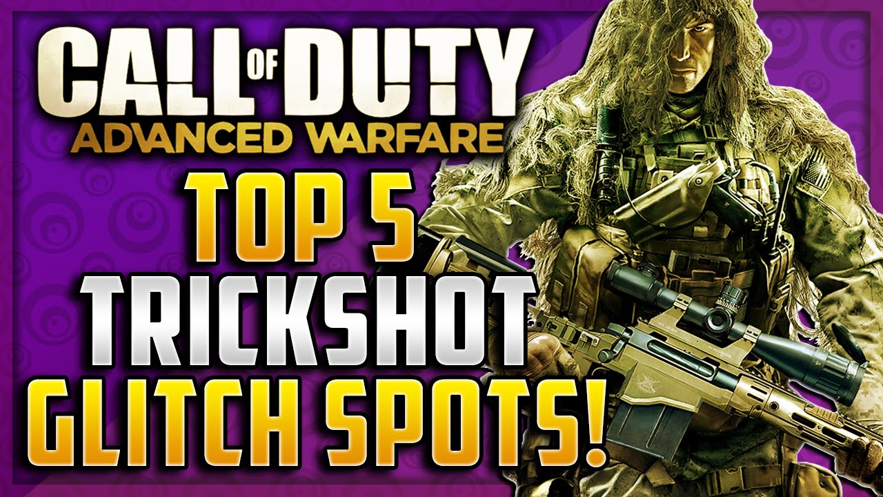 Advanced Warfare Glitches - The Top 5 Sniper Trickshot Glitch Spots! (AW Glitches, Tricks & Spots)