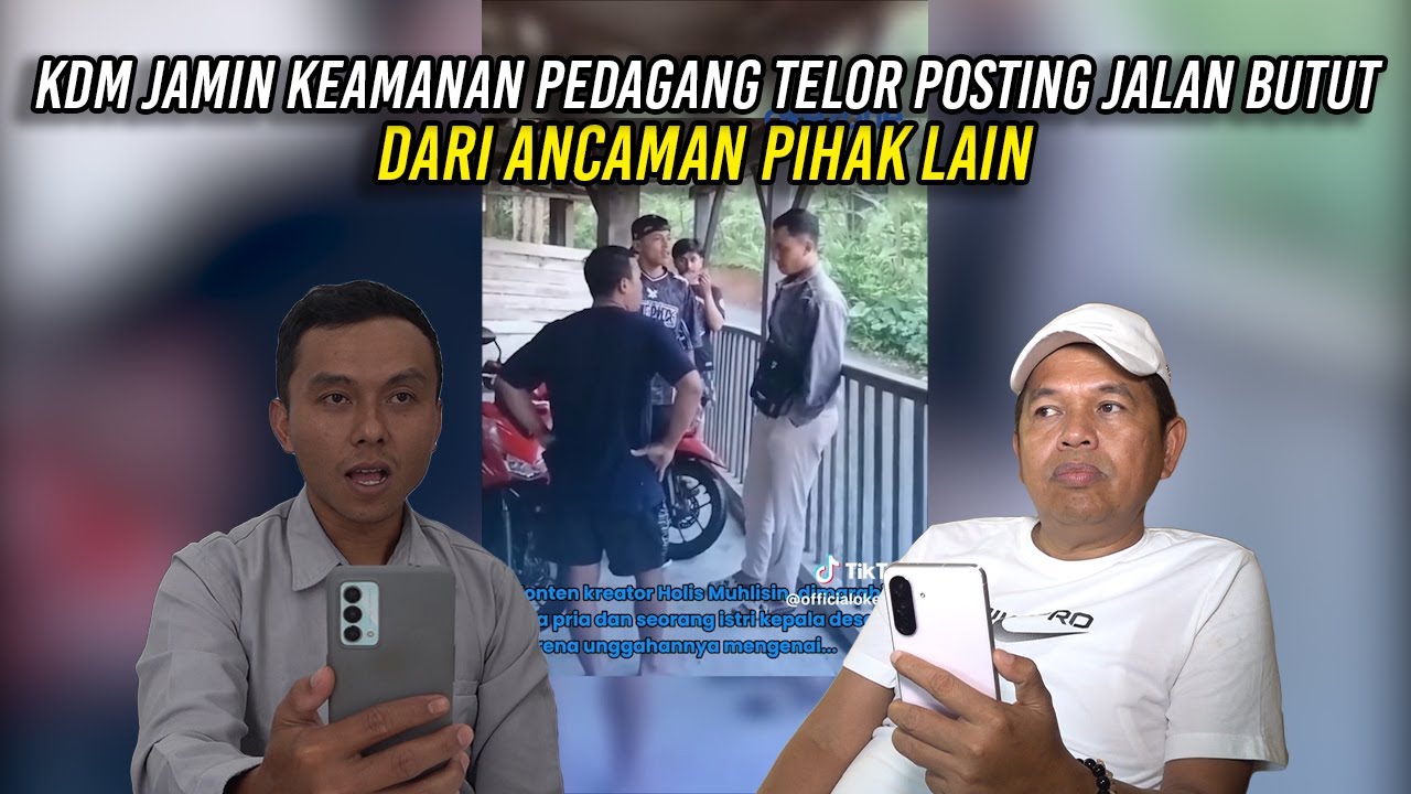 KDM JAMIN KEAMANAN PEDAGANG TELOR POSTING JALAN BUTUT - DARI ANCAM4N PIHAK LAIN