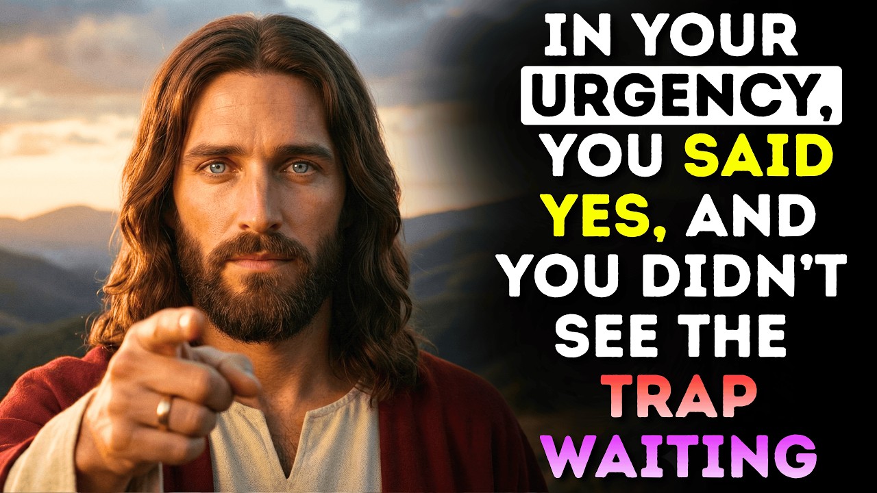 God Says: That Urgency You Feel Is a Trap — Slow Down Before You Say Yes | #godmessagetoday