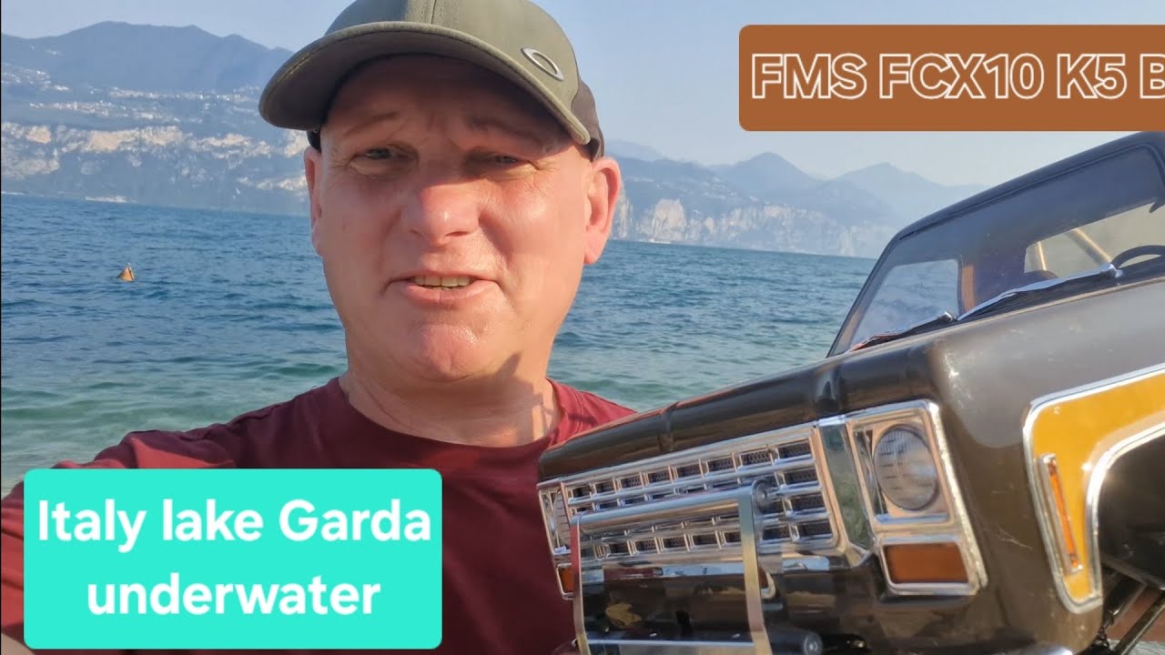 FMS FCX10 K5 BLAZER ITALY LAKE GARDA PT3 UNDERWATER