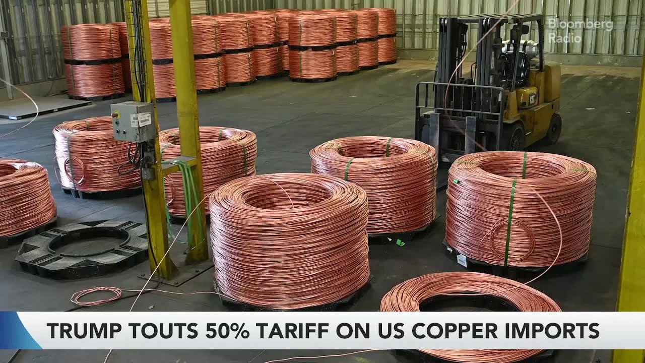 Copper Market in Turmoil as Trump Touts 50% Tariff on US Imports