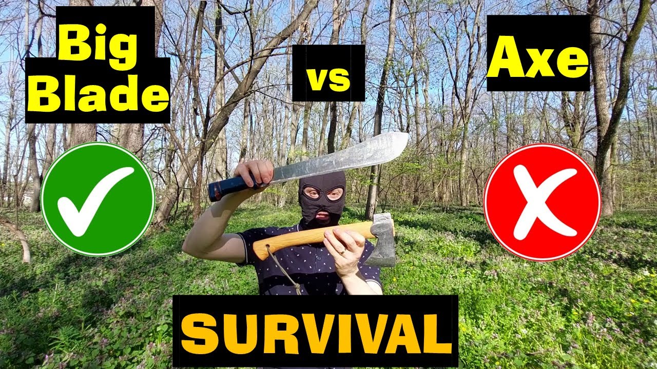 Machete vs Axe: 18 Reasons Why a Big Blade Wins in Survival!