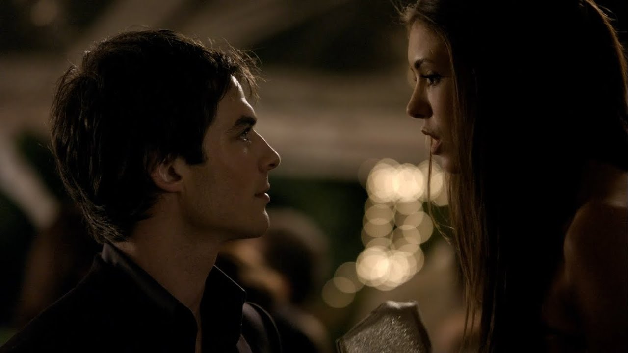 TVD 1x4 - Elena tells Damon to stay away from Caroline | Delena Scenes HD