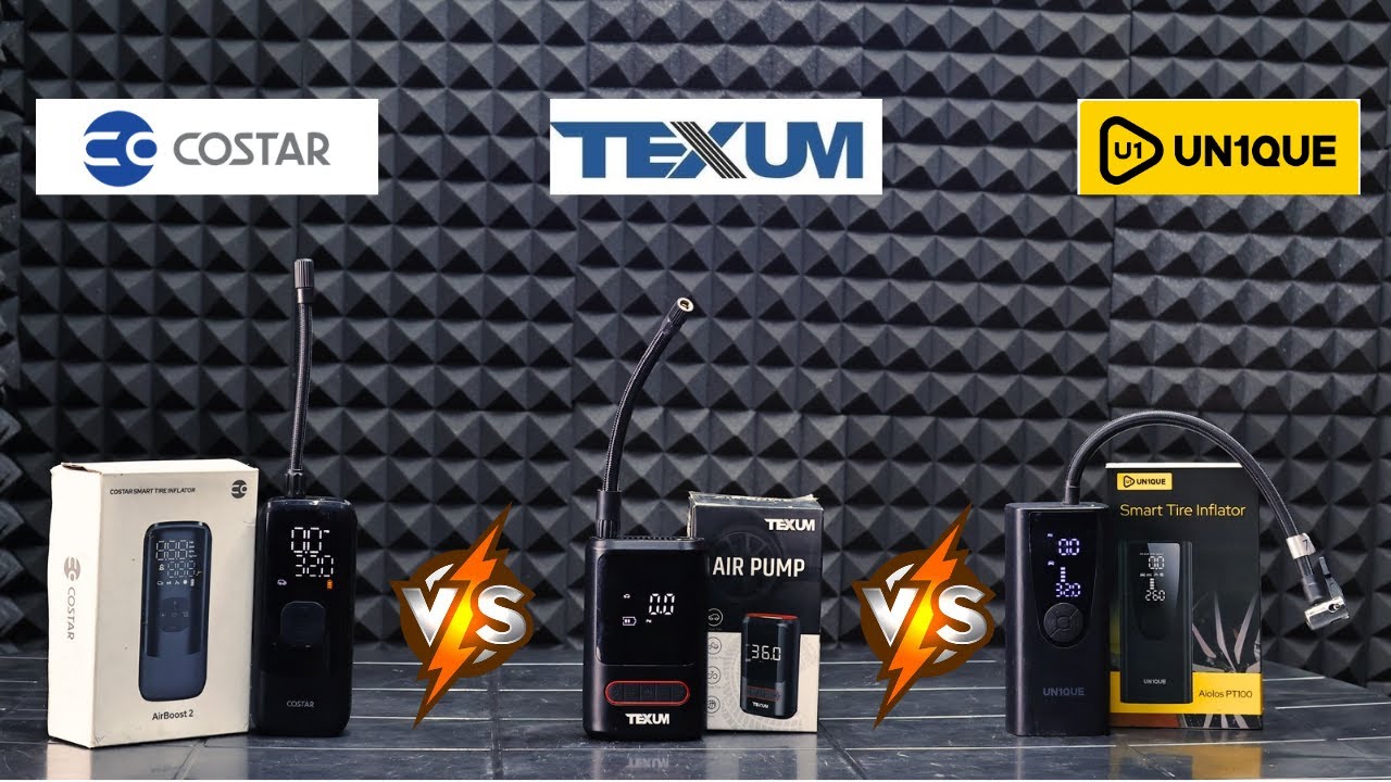 Ultimate Battle UN1QUE vs COSTAR vs TEXUM Cordless Tire Inflator