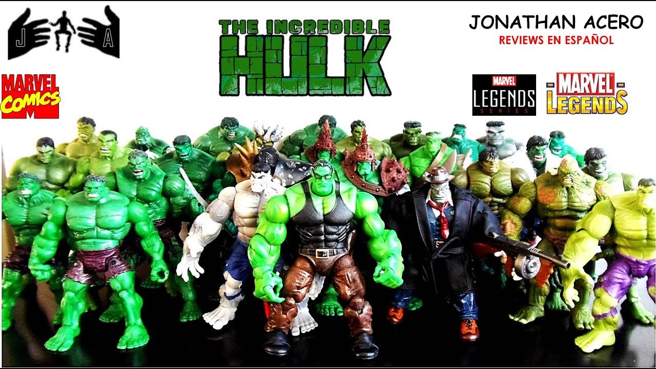 HULK Marvel Legends & Hulk Classics Colección Jonathan Acero Revisiones en Español