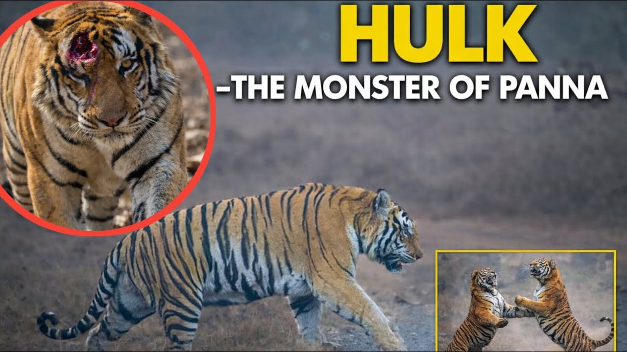 HULK – PANNA KA SABSE KHUNKHAAR BAAGH। Tiger Documentary in Hindi। Facts Phylum
