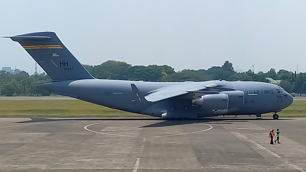 Boeing C17 Globemaster III | Visit To Halim Perdanakusuma Airport Jakarta | Plane Spotting ✈️