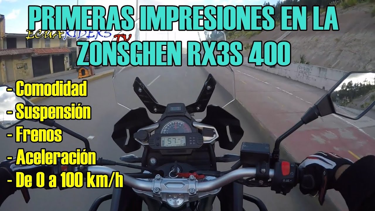 PRIMERAS IMPRESIONES ZONGSHEN RX3S 400 || MANEJANDO UNA ZONGSHEN RX3S 400 ECUADOR