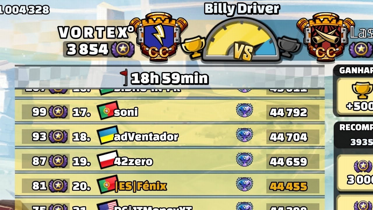 Hcr2 - 🐦‍🔥44,455pts WITH ANOTHER STRATEGY - TEAM EVENT(Billy Driver)🐦‍🔥