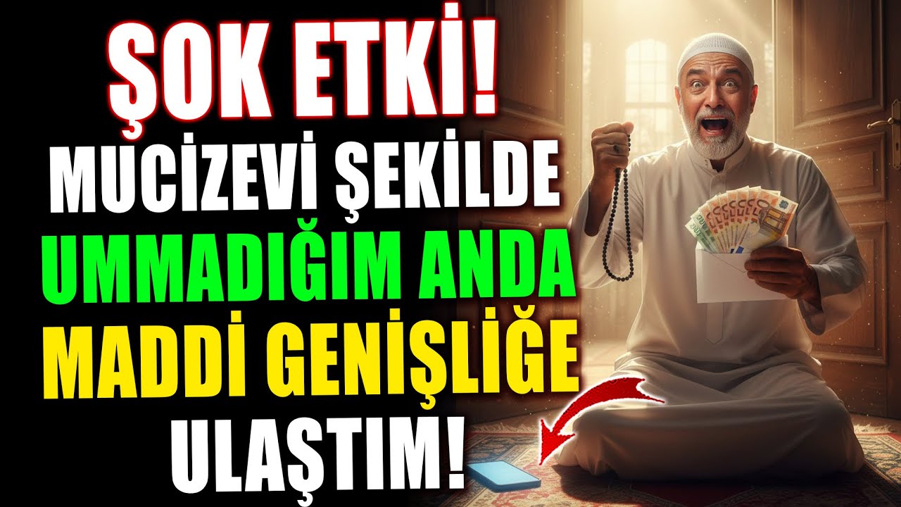 Şok Etki! Hiç Ummadığım Bir Anda Maddi Genişliğe Ulaştım; Sadece 10 Dakika Yetti!