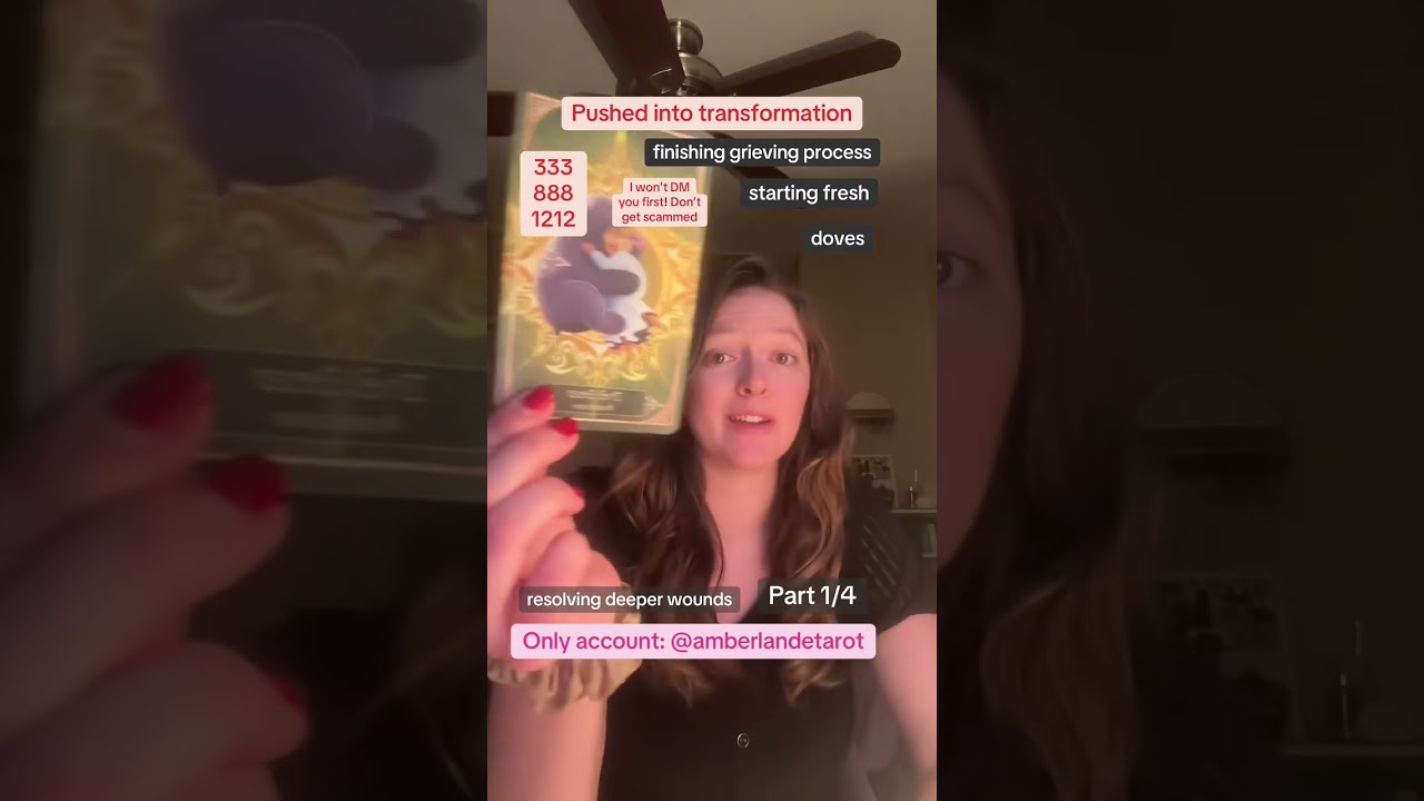 Pushed into transformation - Amber Lande Tarot