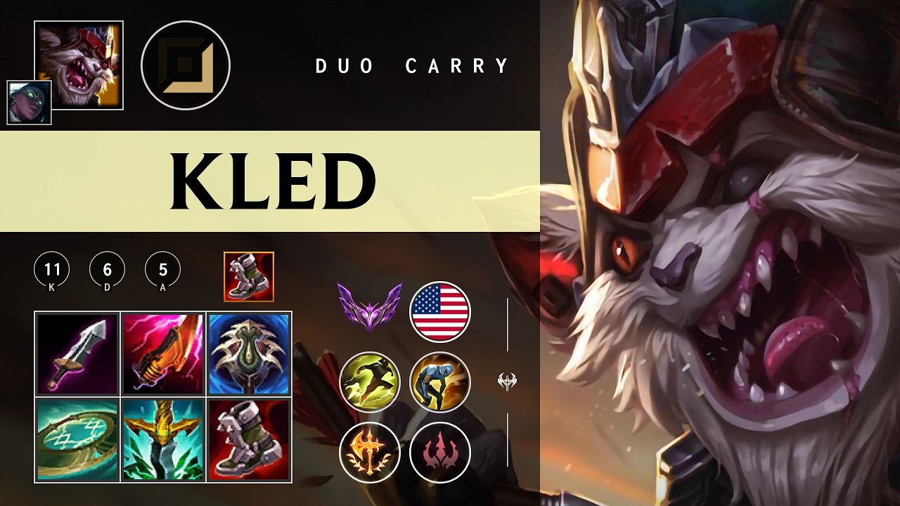 Kled ADC vs Vayne - NA Master Patch 26.05