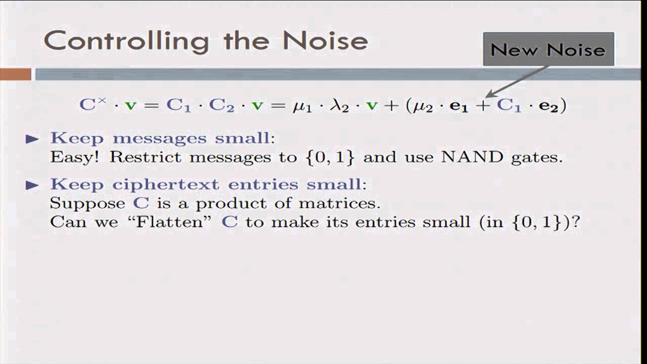 Homomorphic Encryption from Learning with Errors: Concep ...
