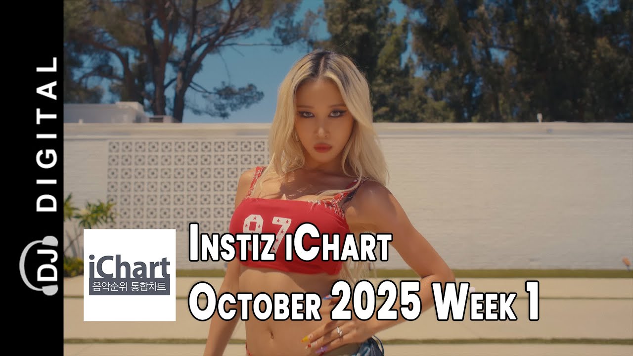 Top 20 Instiz iChart Chart - October 2025 Week 1