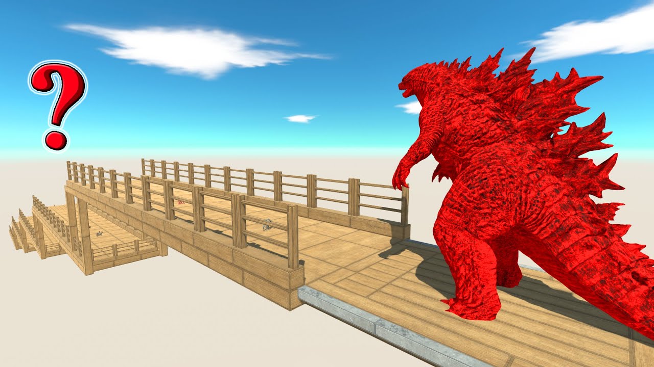 Godzilla Red vs Team King Kong Red + All Animal ARBS. Death Fall. Who wins ?