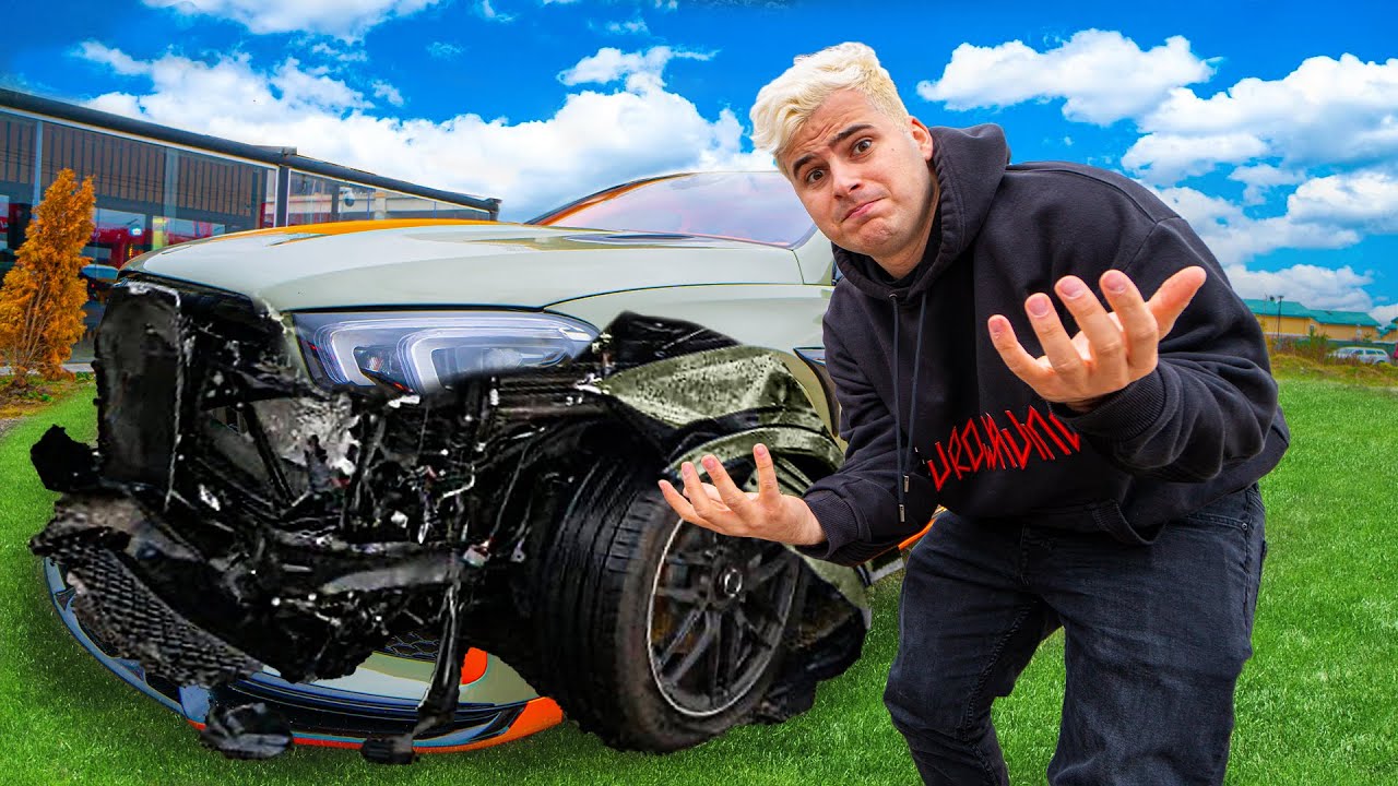ACCIDENT DAUNA TOTALA CU MASINA LUI DORIAN POPA *prank*