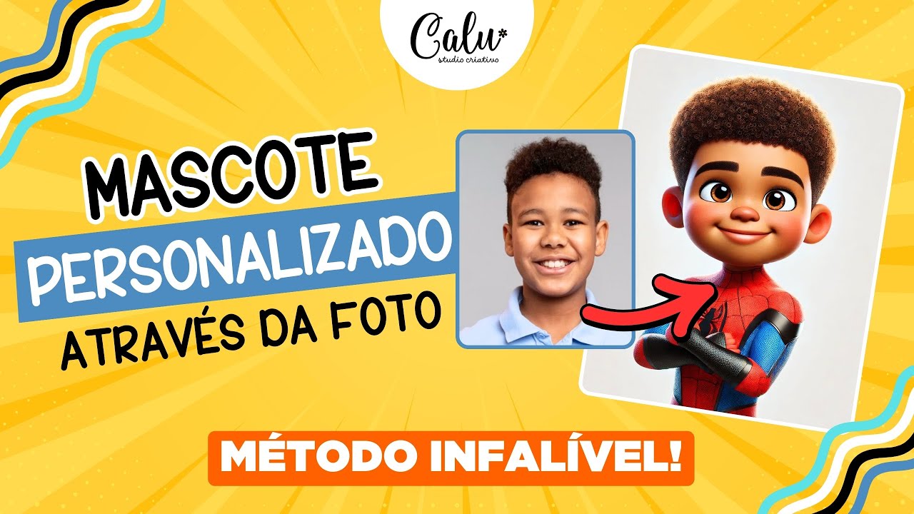 Mascote Personalizado através da FOTO com INTELIGÊNCIA ARTIFICIAL de GRAÇA!! ATUALIZADO 2025