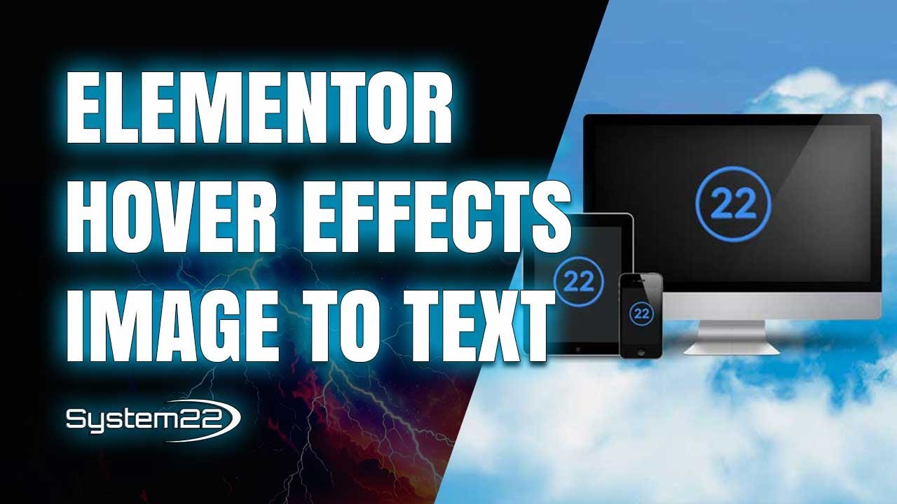 Elementor Image to Text HOVER EFFECT Tutorial