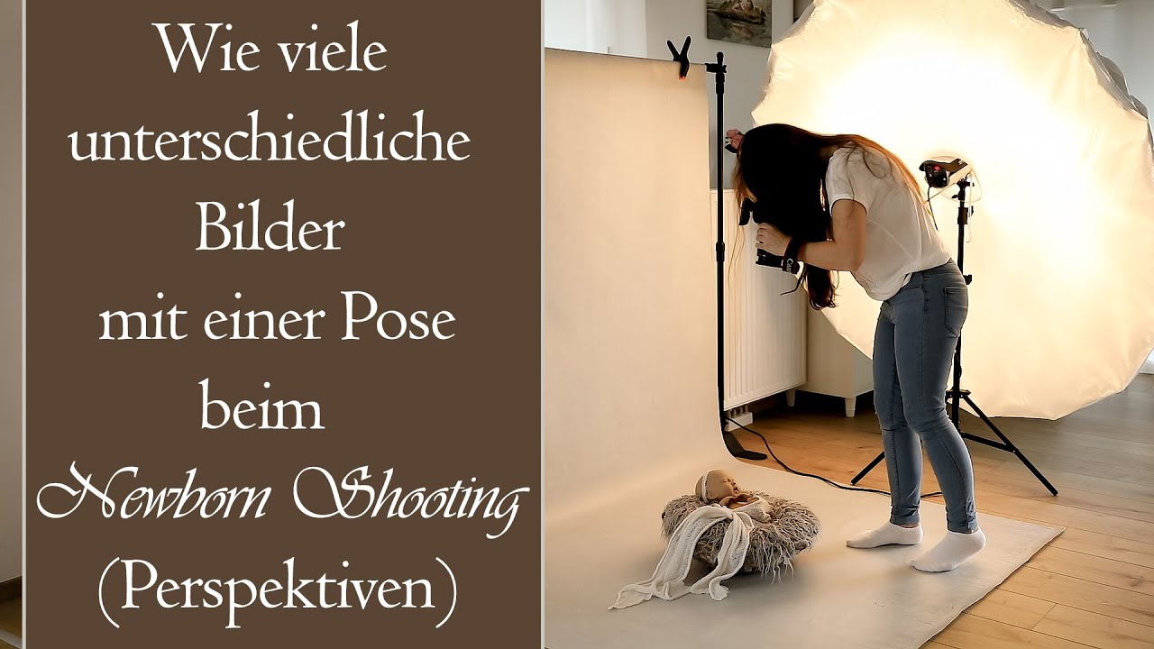 Wie viele unterschiedliche Bilder mit einer Pose beim Newborn-Shooting (Perspektiven) I Fotografin