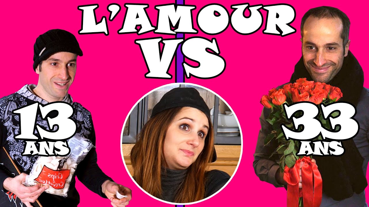 Être AMOUREUX à 13 ANS VS à 33 ANS!!! Angie la crazy série