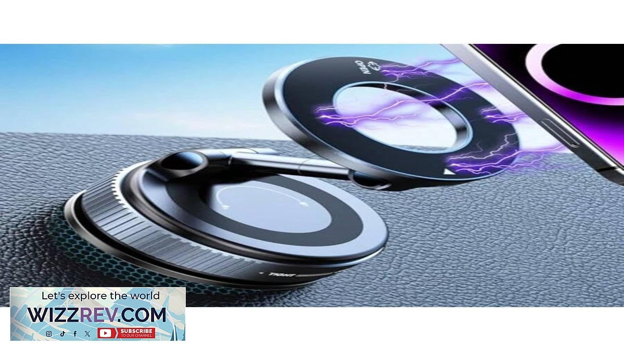 Upgraded 360 Nano Gel Vacuum Magnetic Phone Holder Car Phone Holder