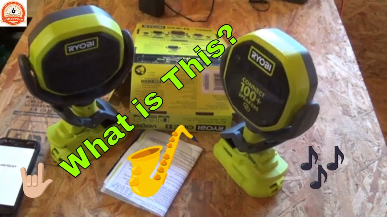 Ryobi 18v Verse Clamp Bluetooth Speaker