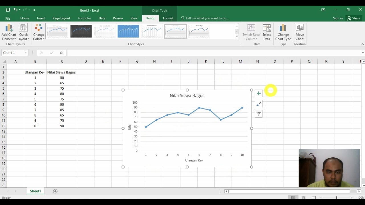Cara Membuat Grafik di Excel | Belajar Microsoft Excel