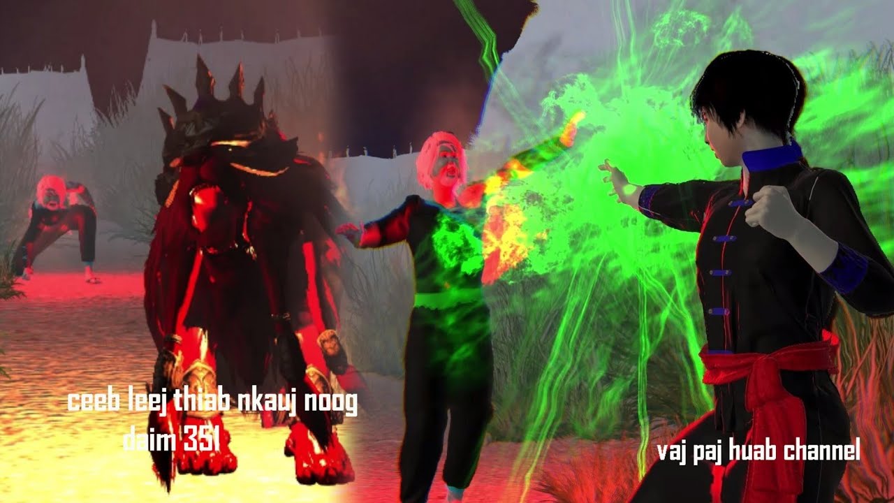 Ceeb leej thiab nkauj noog daim 351, hmong movie 3d