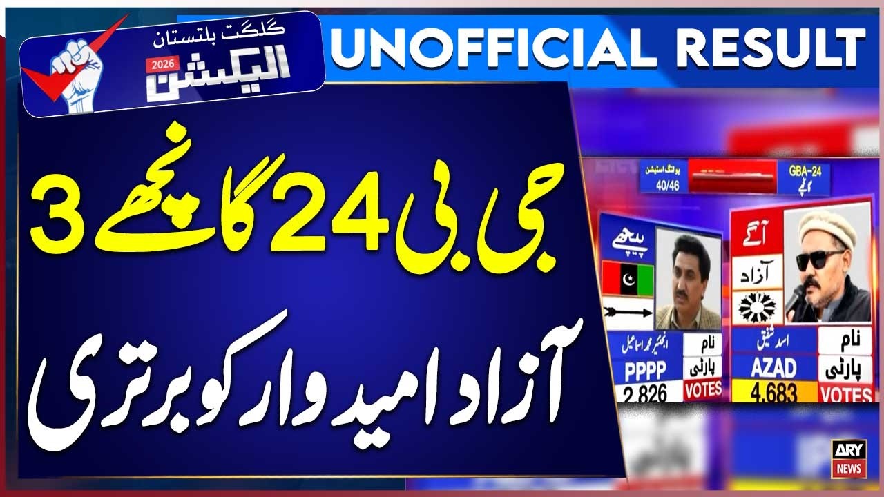 GB-24: Independent Candidate Leads in Unofficial Results from 40 Polling Stations | Breaking News