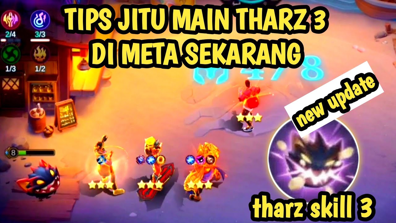 TERLAU EASY WIN PAKE CARA INI | CARA BERMAIN THARZ SKILL 3 MAGIC CHESS 