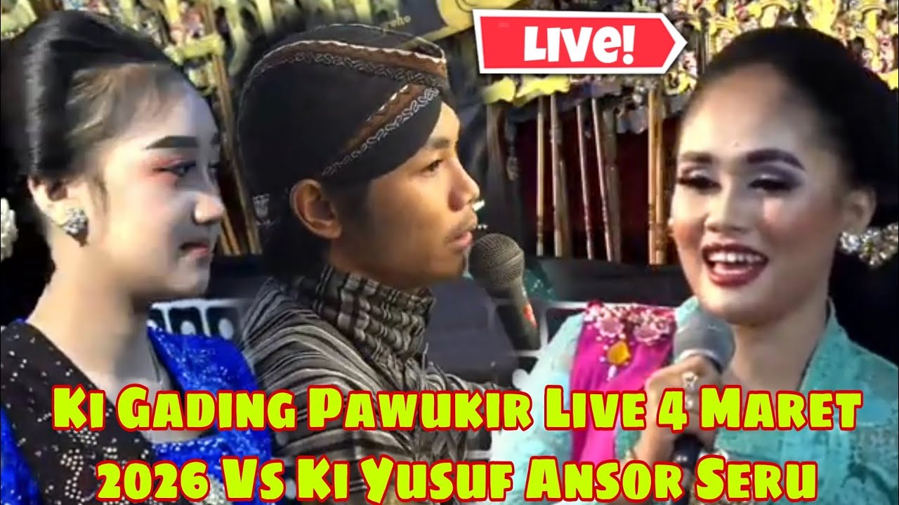Ki Gading Pawukir Live Tgl 4 Maret 2026 Vs Ki Yusuf Ansor Seru