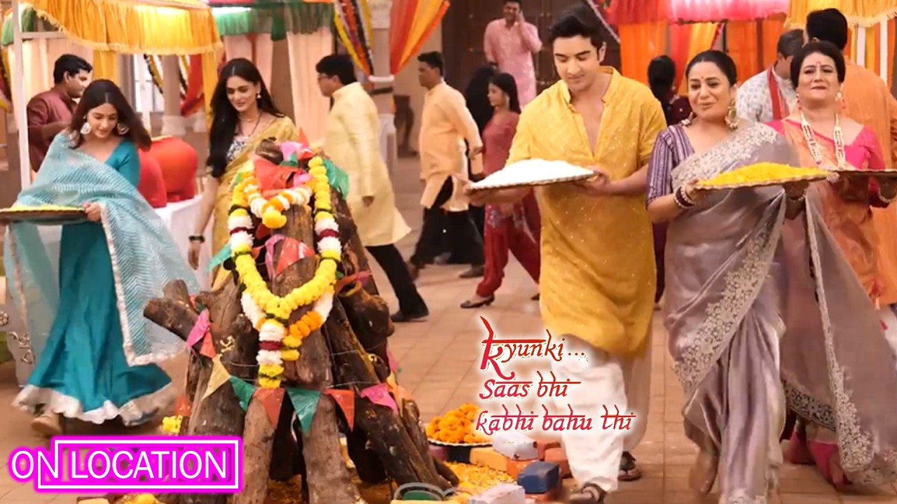 Kyunki Saas Bhi Kabhi Bahu Thi | घरवालों ने किया Holi Celebration | On Location | Star Plus 