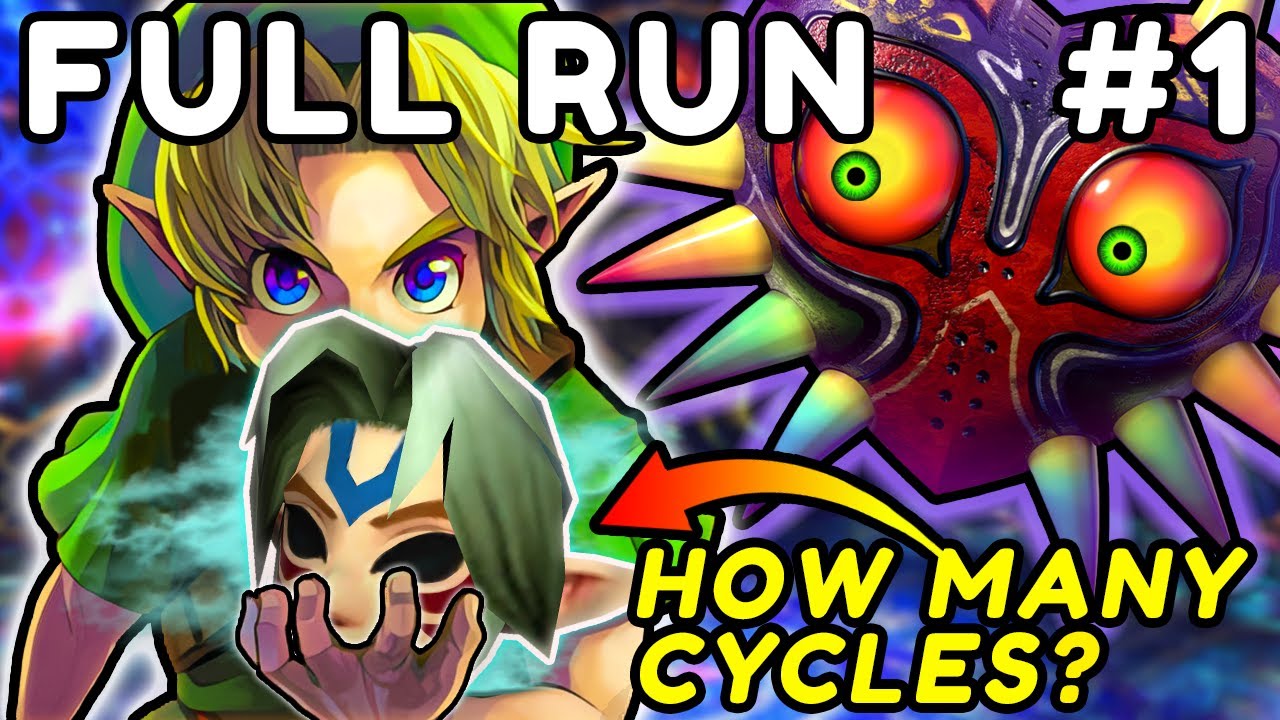 The Least Amount Of Cycles To 100% Majora's Mask FULL RUN PART 1