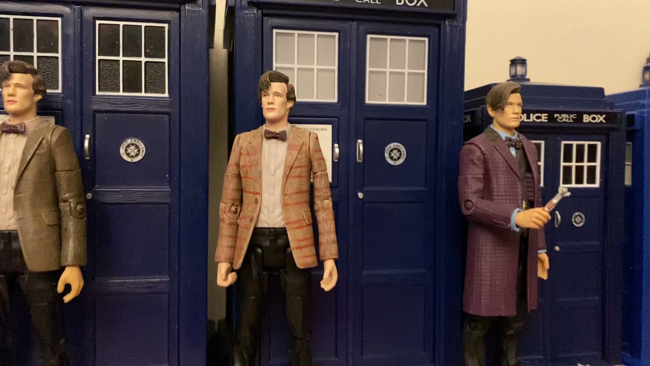 Doctor Who figures: the doctor and tardis sets