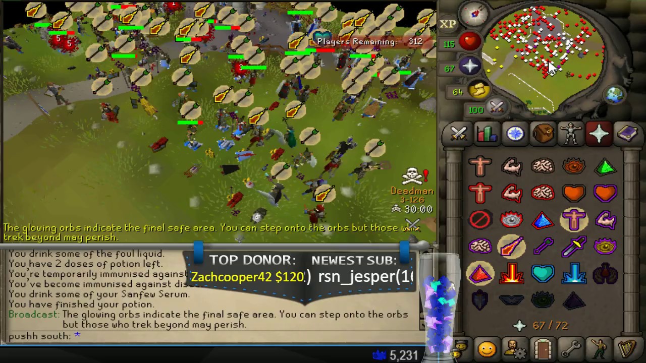 Everyone Dies in RuneScape Glitch (RuneScape Bug)