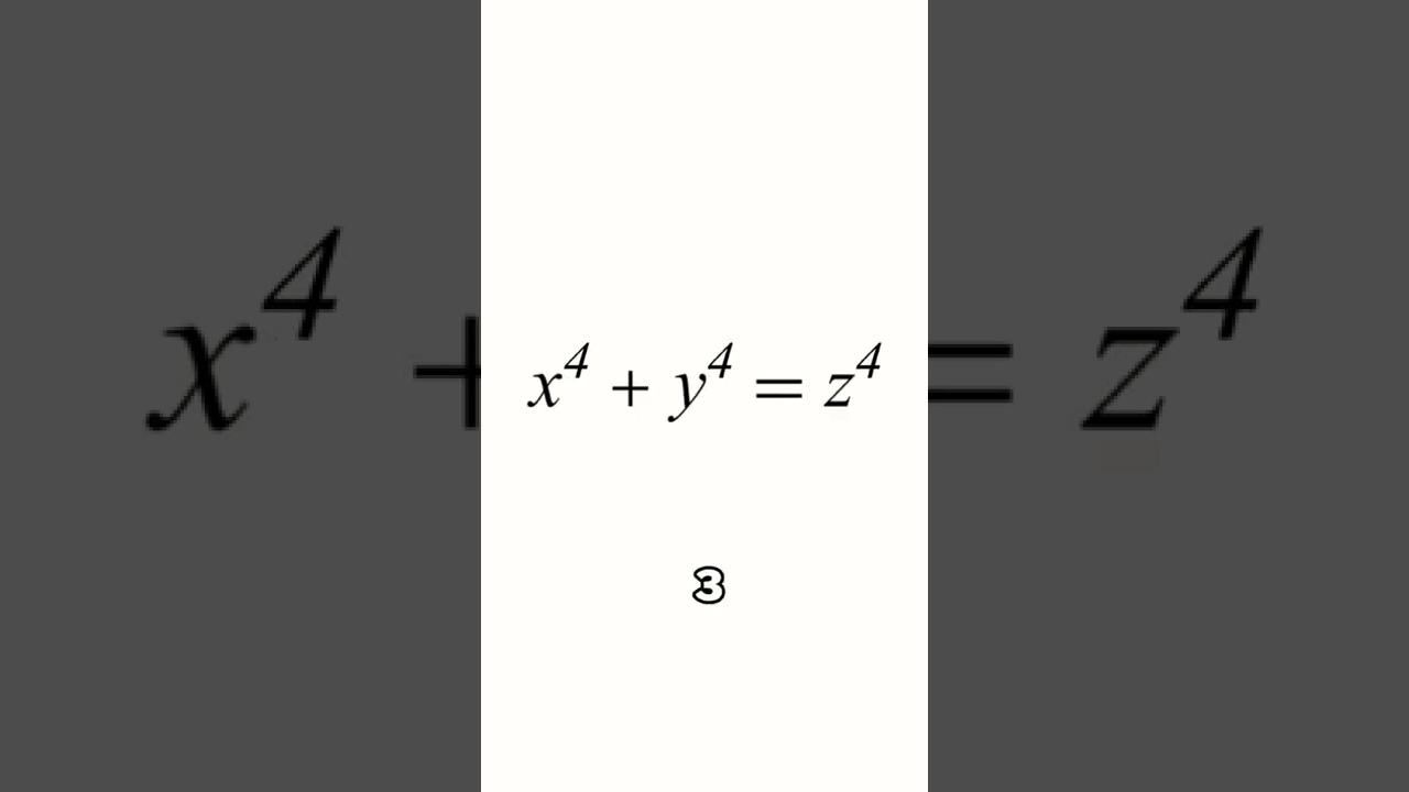 Fermat's Last Theorem