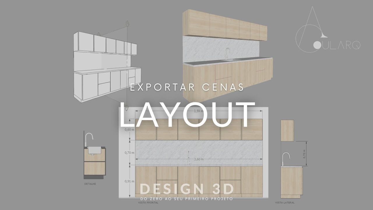 Como exportar cenas do sketchup para o Layout