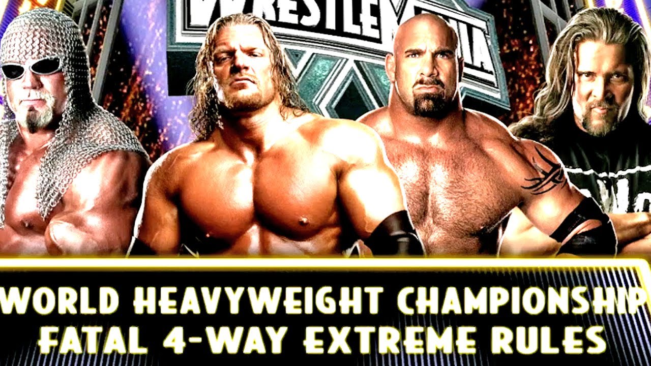 WWE 2K14 Голдберг против Трипл Эйча против Кевина Нэша против Скотта Штайнера