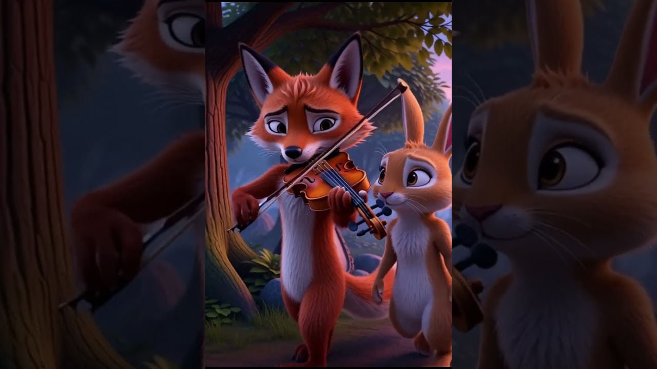 Lonely Fox Violin Melody Story – Jack & Jolly Adventure 