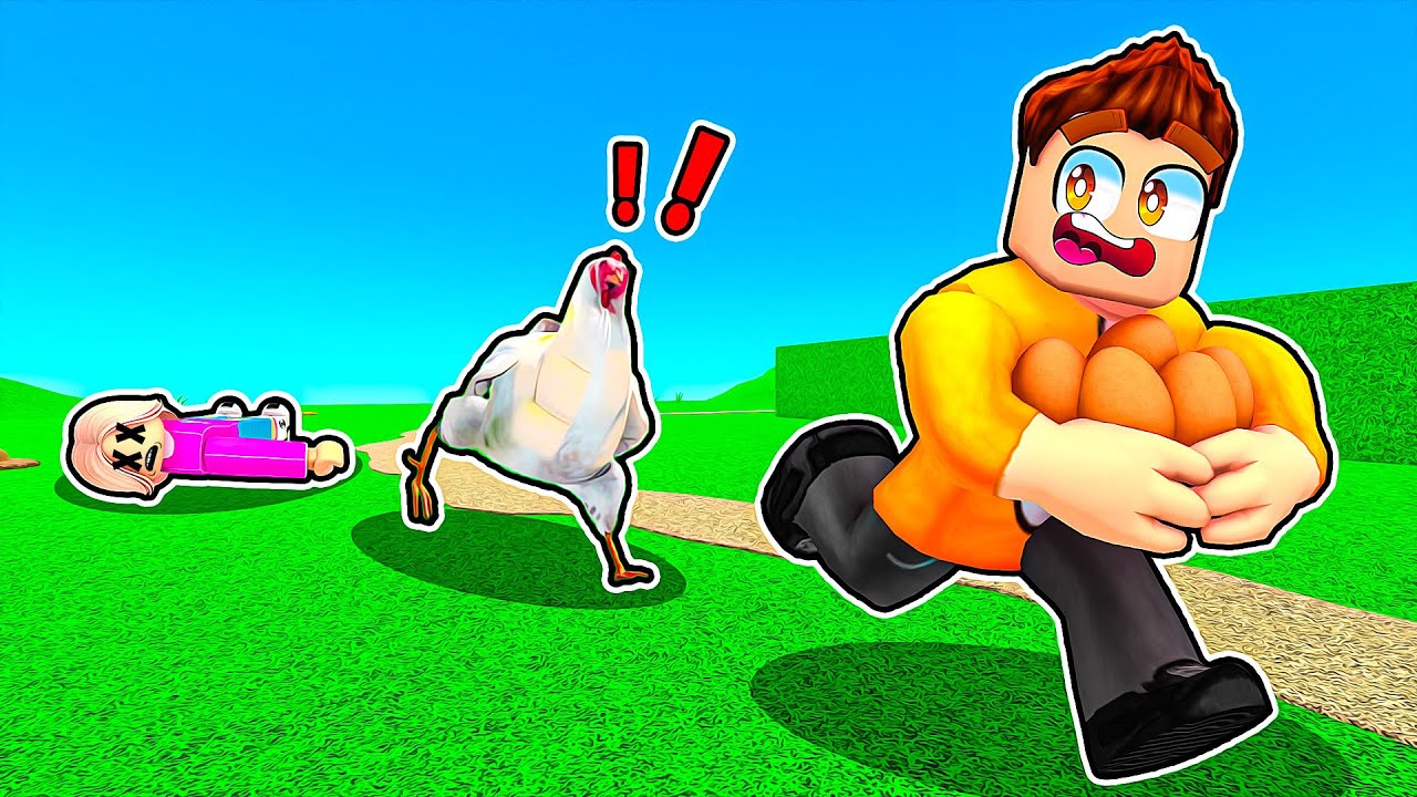 KRADNĘ JAJA OD KURCZAKA w ROBLOX!