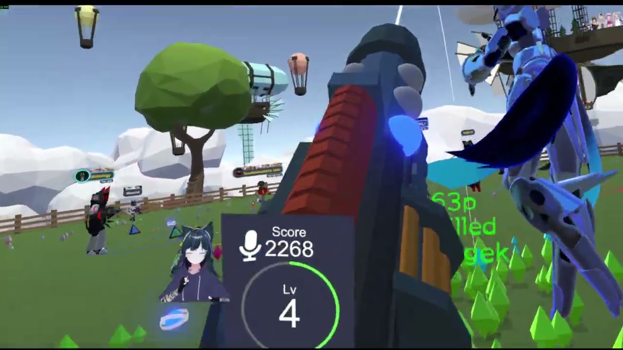 Here you collect gems and shoot funny explosives