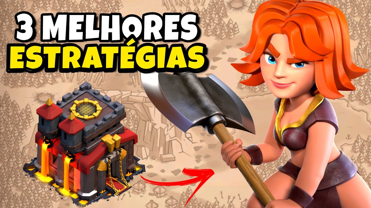 3 ATAQUES FORTES E SIMPLES DE USAR NO CV10 COM VALQUÍRIA | Clash Of Clans