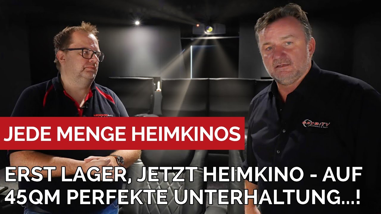 Erst Lager, jetzt Heimkino. 45qm perfekte Unterhaltung. Mit Quadral, Trinnov, Sony und Stewart